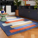 Modern Geometric Polyester Area Rug for Stylish Home Decor, Living Room Carpet
