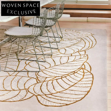 Modern Geometric Polyester Area Rug, Handmade Custom Soft Living Room Carpet