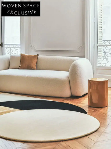 Modern Geometric Polyester Luxury Area Rug for Living Room Floor Carpet