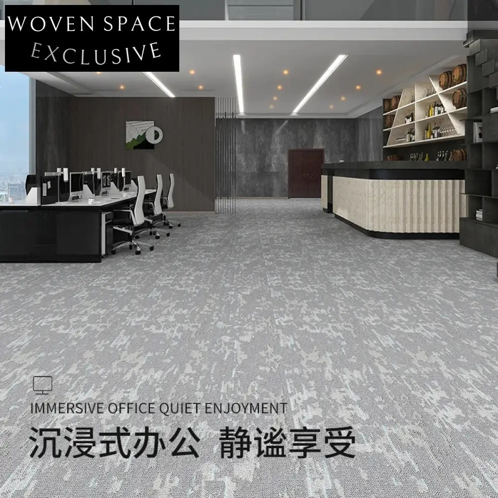 Modern Geometric Polypropylene Floor Mat, Durable & Stylish Area Mat