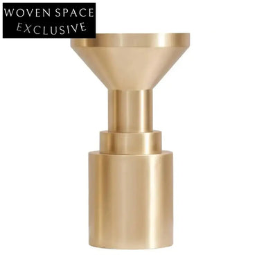 Modern Geometric Stainless Steel Light Luxury Side Coffee Table for Cafe & Home