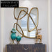 Modern Geometric Wall Mirror for Living Room, Bathroom, Corridor, Fireplace