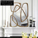 Modern Geometric Wall Mirror for Living Room, Bathroom, Corridor, Fireplace