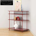 Modern Glass Top Metal Legs Hallway Living Room Decor Sideboard Console Table