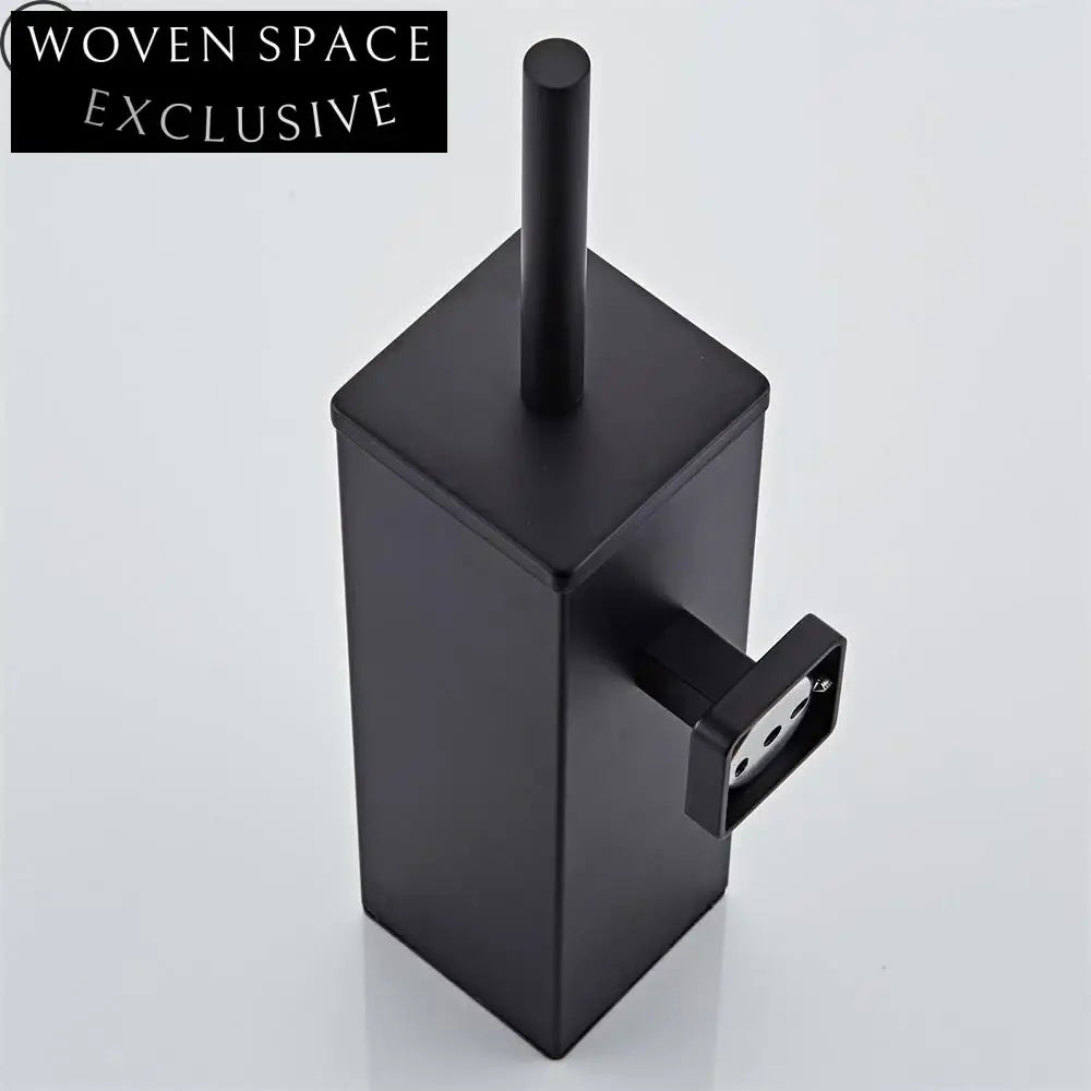 Modern Gold Black 304 Stainless Steel Wall Mounted Odorproof Toilet Brush Holder