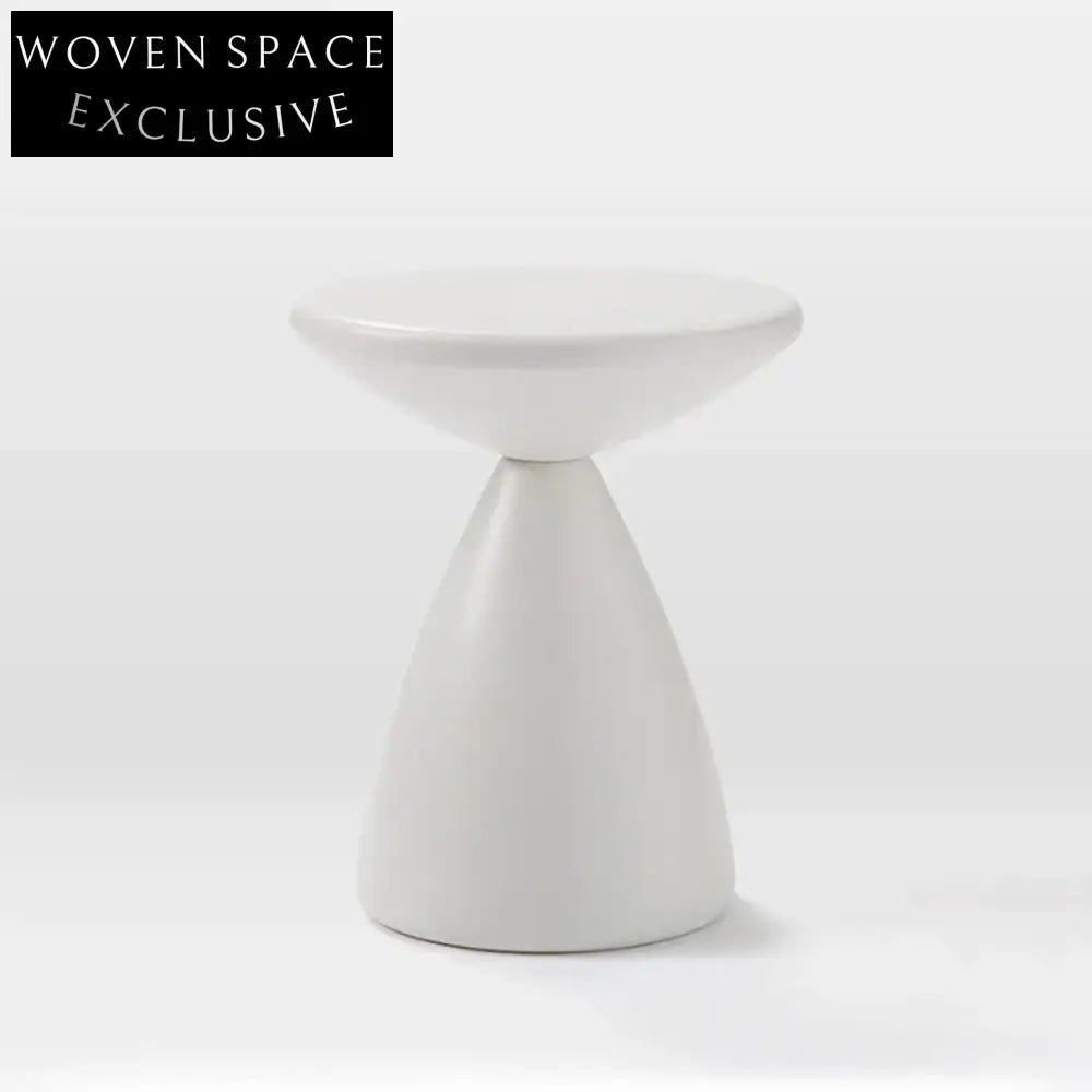 Modern Gold Metal Round Coffee Side Table for Living Room