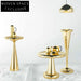 Modern Gold Mushroom Shape Accent Table for Living Room, Coffee Table