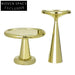 Modern Gold Mushroom Shape Accent Table for Living Room, Coffee Table