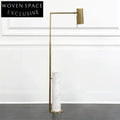 Modern Gold Stainless Steel LED Living Room Floor Lamp
