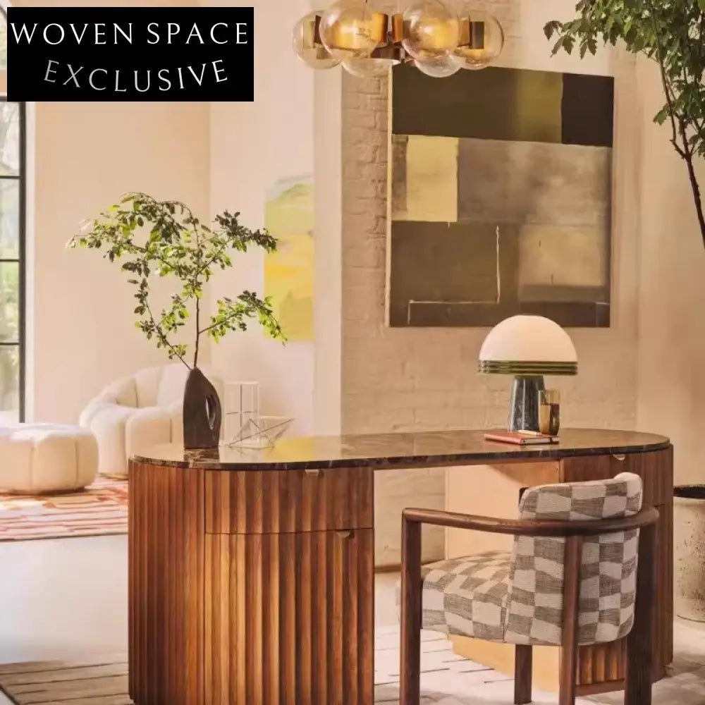 Modern Green Marble Glass LED Dimmable Table Lamp for Home Decor