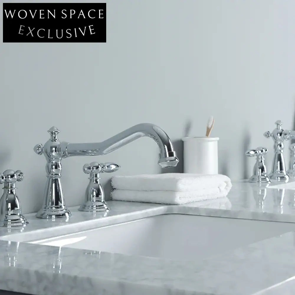 Modern Grey 60-inch Floor Standing Bathroom Vanity Cabinet with Storage