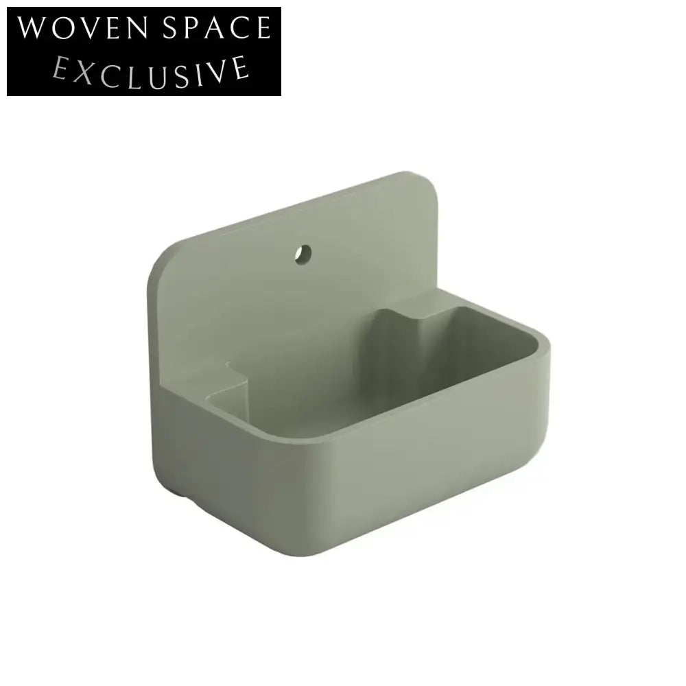 Modern Grey Wall-Mounted Artificial Stone Bathroom Sink - Solid Surface Design