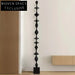 Modern Handcrafted Wood Floor Art Ornament: Tall, Unique Living Room Decorative Sculpture