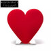Modern Heart-Shaped Fabric Fiberglass Stainless Steel Decorative Sculpture for Home