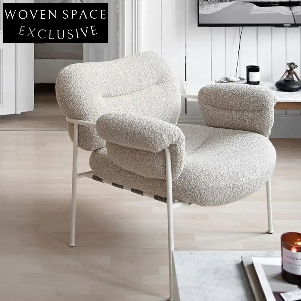 Modern High-Back Leather Accent Dining Chair with Sturdy Metal Frame