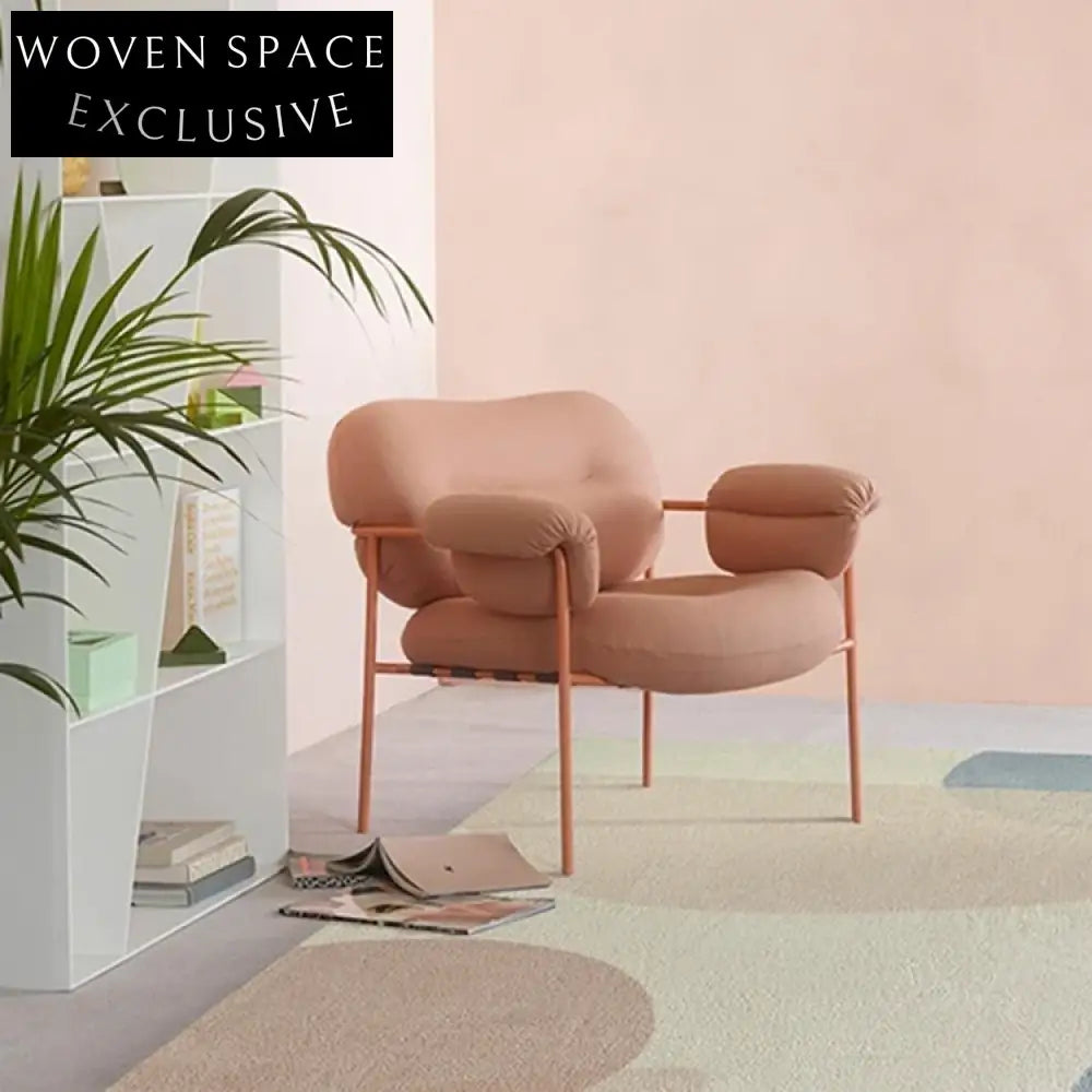 Modern High-Back Leather Accent Dining Chair with Sturdy Metal Frame