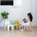 Modern High Back Plastic Chair for Kids - Durable, Lightweight, Stackable Seating