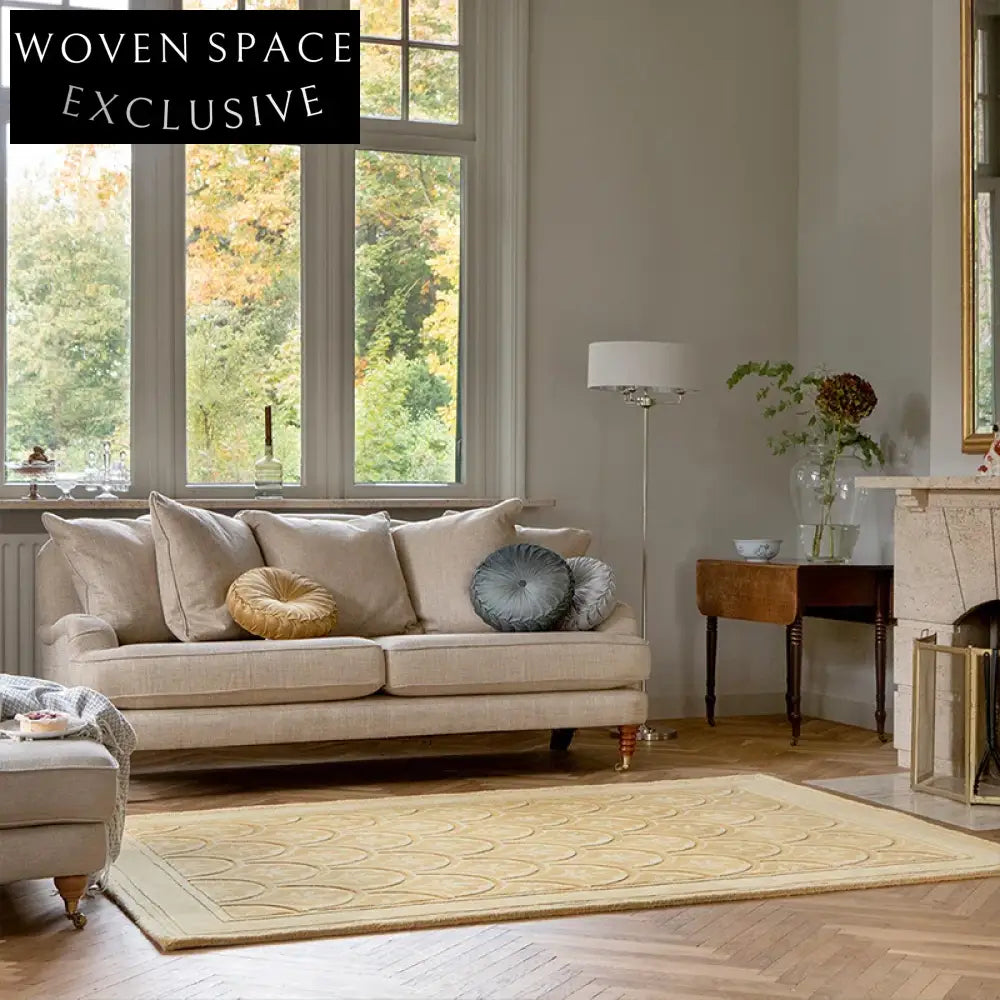 Modern High-End Hand-Made Green Minimalist Luxury Bedroom Bedside Coffee Table Rug