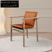 Modern High-End Leather Wood Dining Chair for Restaurant Cafe Hotel Seating