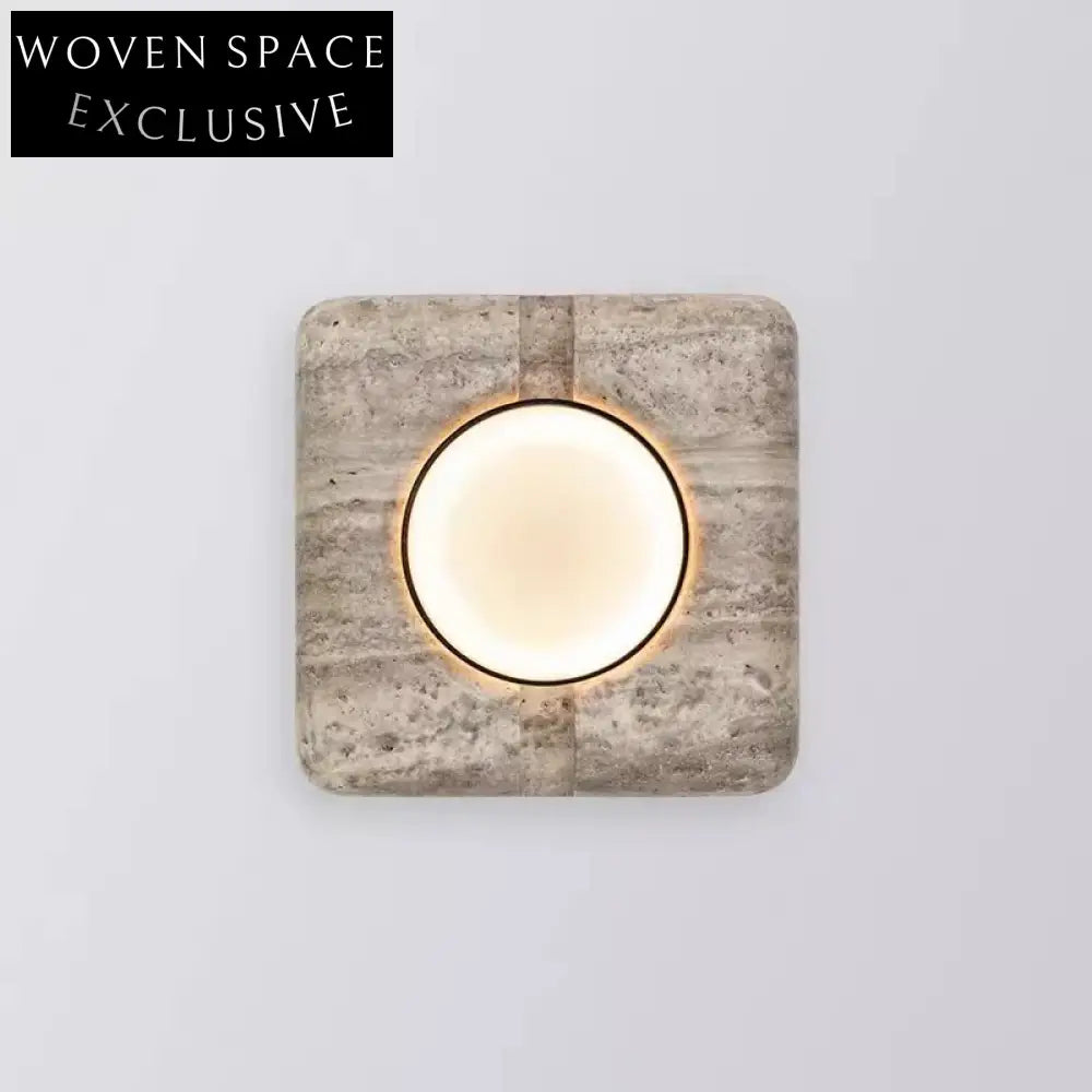 Modern High-End Smart Home Durable Marble Wall Light for Luxury Living Rooms