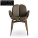 Modern Home Dining Accent Chair with Solid Wood Legs, Fabric Upholstery