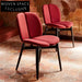 Modern Home Dining Accent Chair with Solid Wood Legs, Fabric Upholstery
