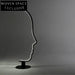 Modern Human Face Metal Floor Lamp - Tall Standing Artistic Room Decor