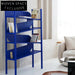 Modern Industrial 4-Tier Display Shelf Cabinet for Living Room or Study