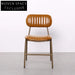 Modern Industrial Leather Upholstered Metal Frame Dining Chair Cafe Seating