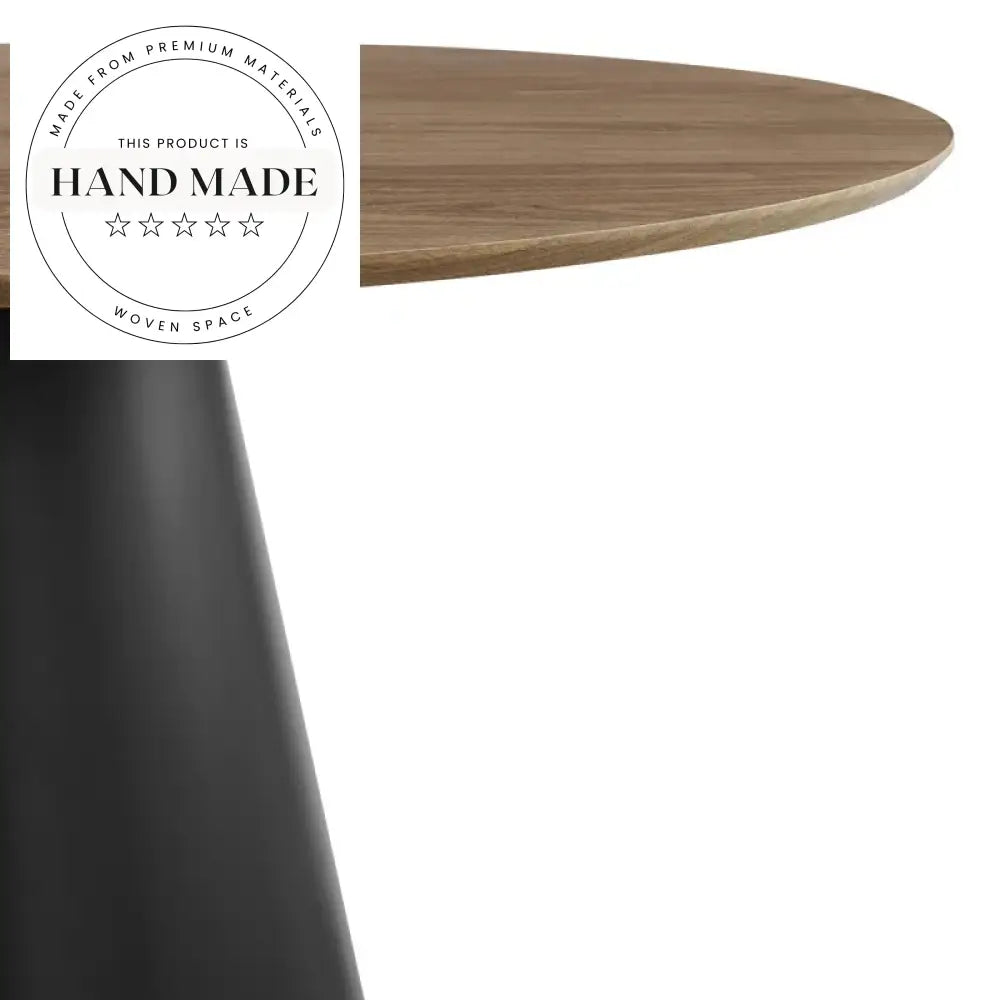 Modern Industrial Metal Round Dining Table for Cafe Restaurant Bistro Spaces