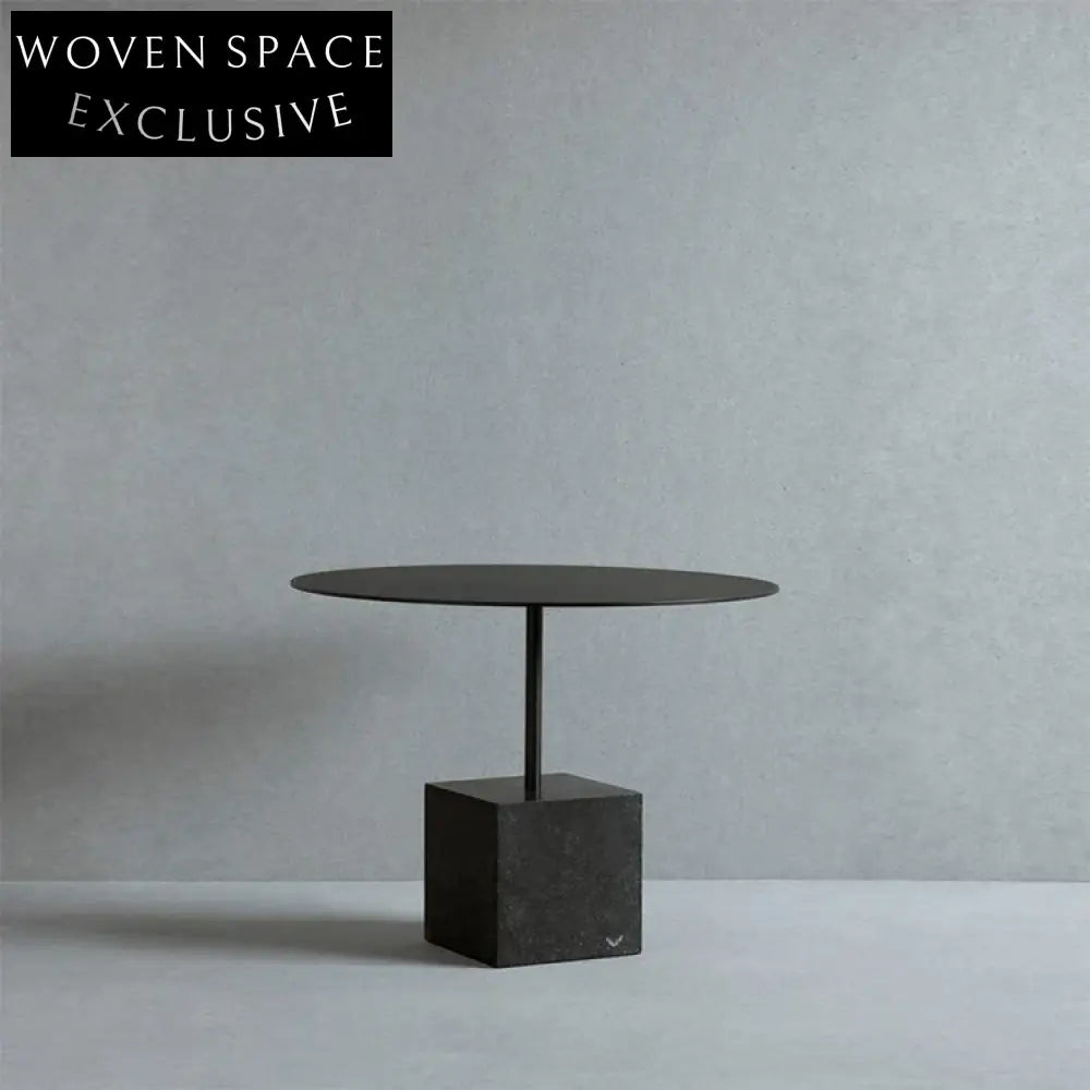 Modern Industrial Round Metal Living Room Accent End Sofa Coffee Table