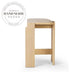Modern Industrial Solid Wood Counter Height Bar Stool for Kitchen