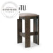 Modern Industrial Solid Wood Counter Height Bar Stool for Kitchen