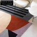Modern Irregular Block Polyester Rug for Living Room, High-End Style Carpet