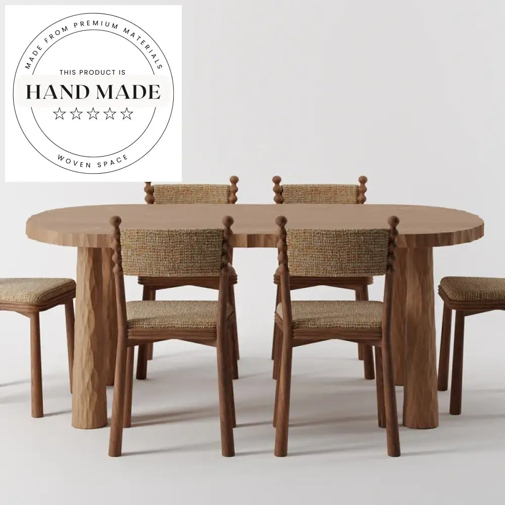 Modern Irregular Design Solid Wood Home Office Writing Desk