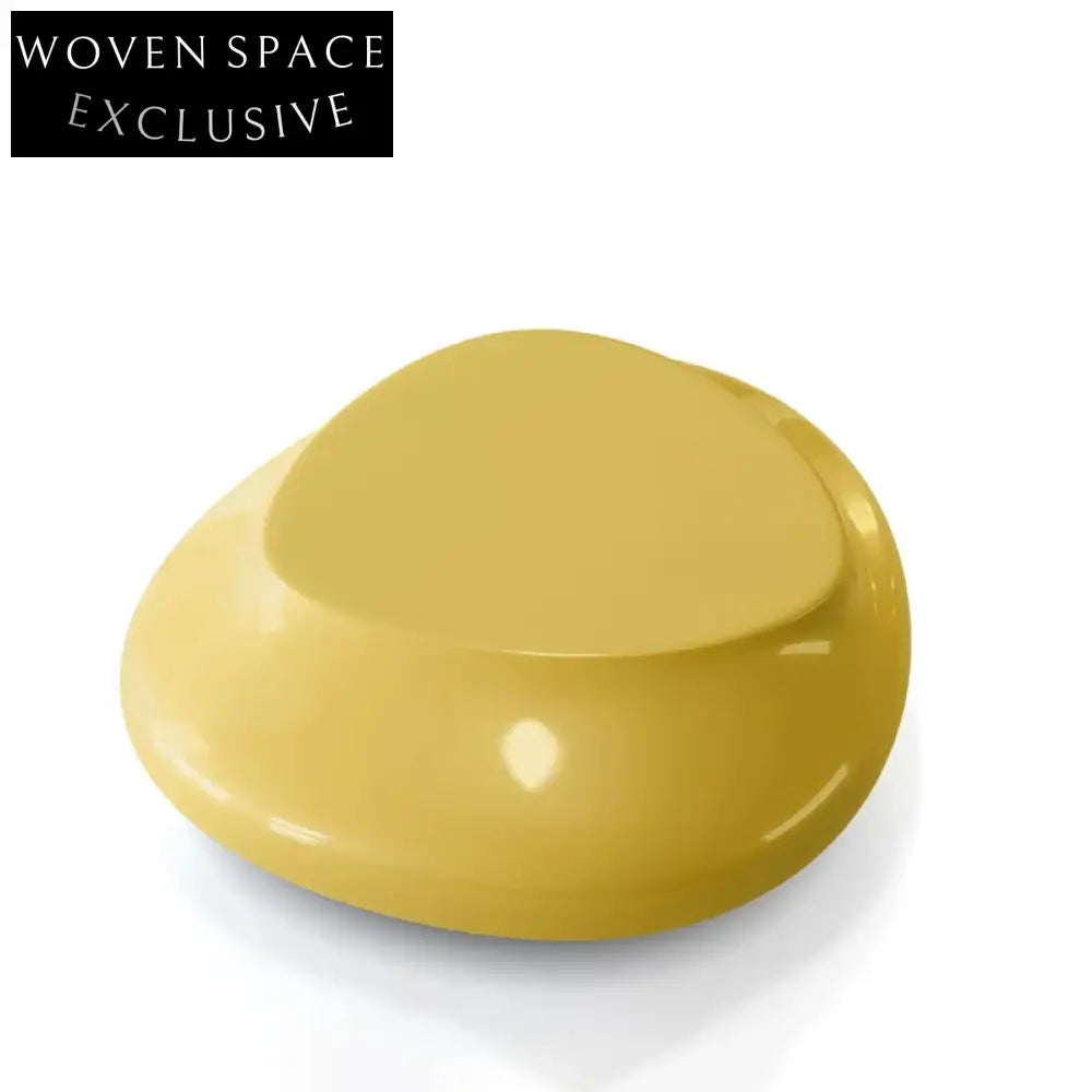 Modern Irregular Fiberglass Living Room Coffee Table - Unique Sculpted Statement