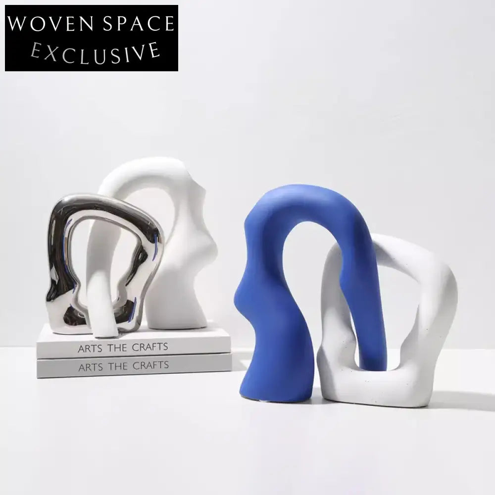 Modern Irregular Minimalist Ceramic Entry Living Room Vase