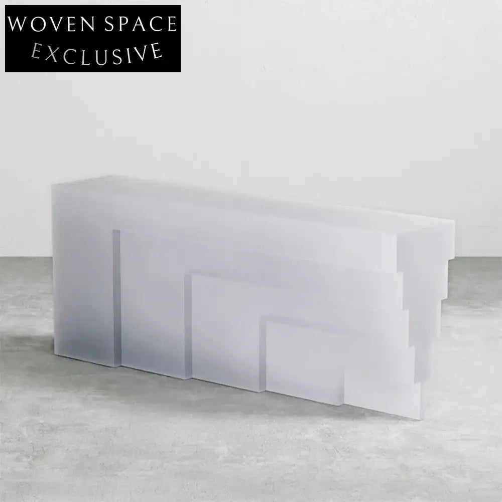 Modern Irregular Resin Texture Console Table for Chic Home & Hotel Decor