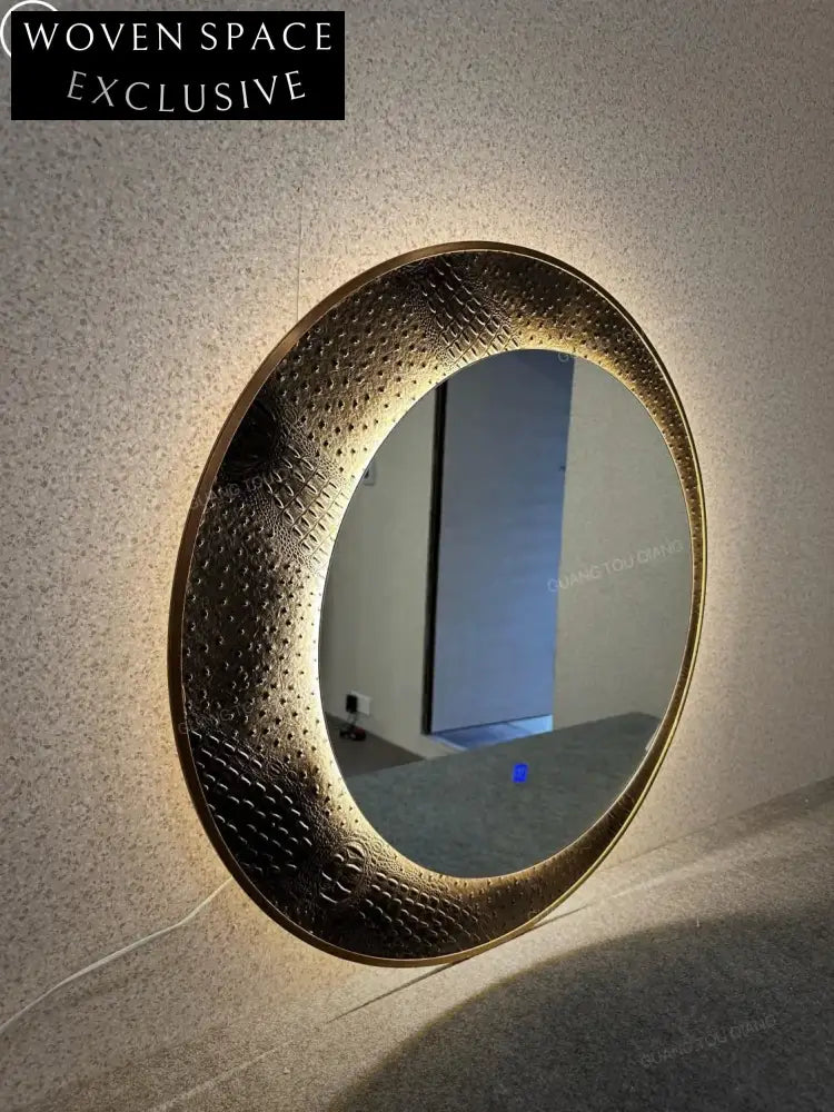 Modern Irregular Shape LED Backlit Bathroom Vanity Wall Mirror
