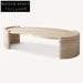 Modern Irregular Travertine Coffee Table for Living Room and Hotel Spaces