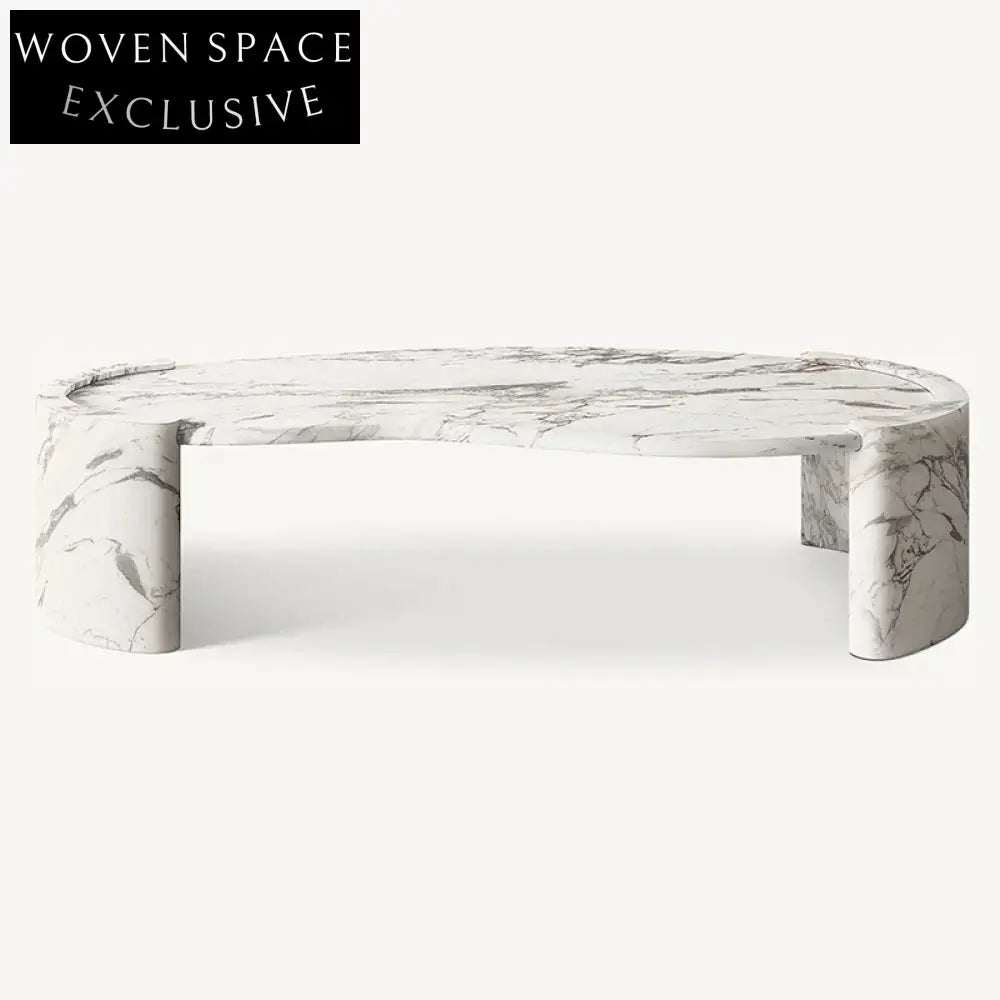 Modern Irregular Travertine Coffee Table for Living Room and Hotel Spaces