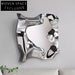 Modern Irregular Wall Mirror Set Stainless Steel Frame Decorative Statement Mirror