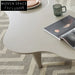 Modern Irregular White Plywood Living Room Wooden Coffee Tea Table