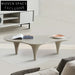 Modern Irregular White Plywood Living Room Wooden Coffee Tea Table