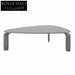 Modern Irregular White Wood Designer Triangle Dining Table