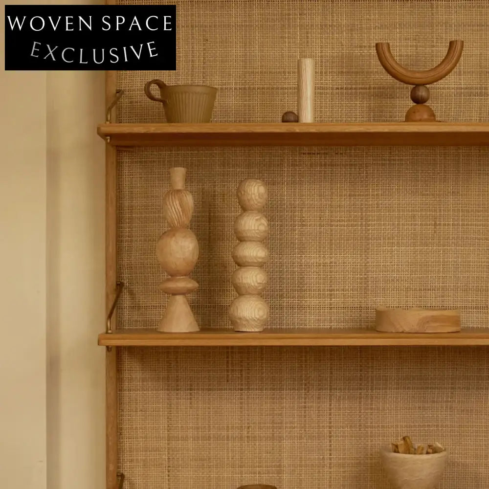 Modern Irregular Wooden Table Ornament for Home Decor - Small Black Decoration