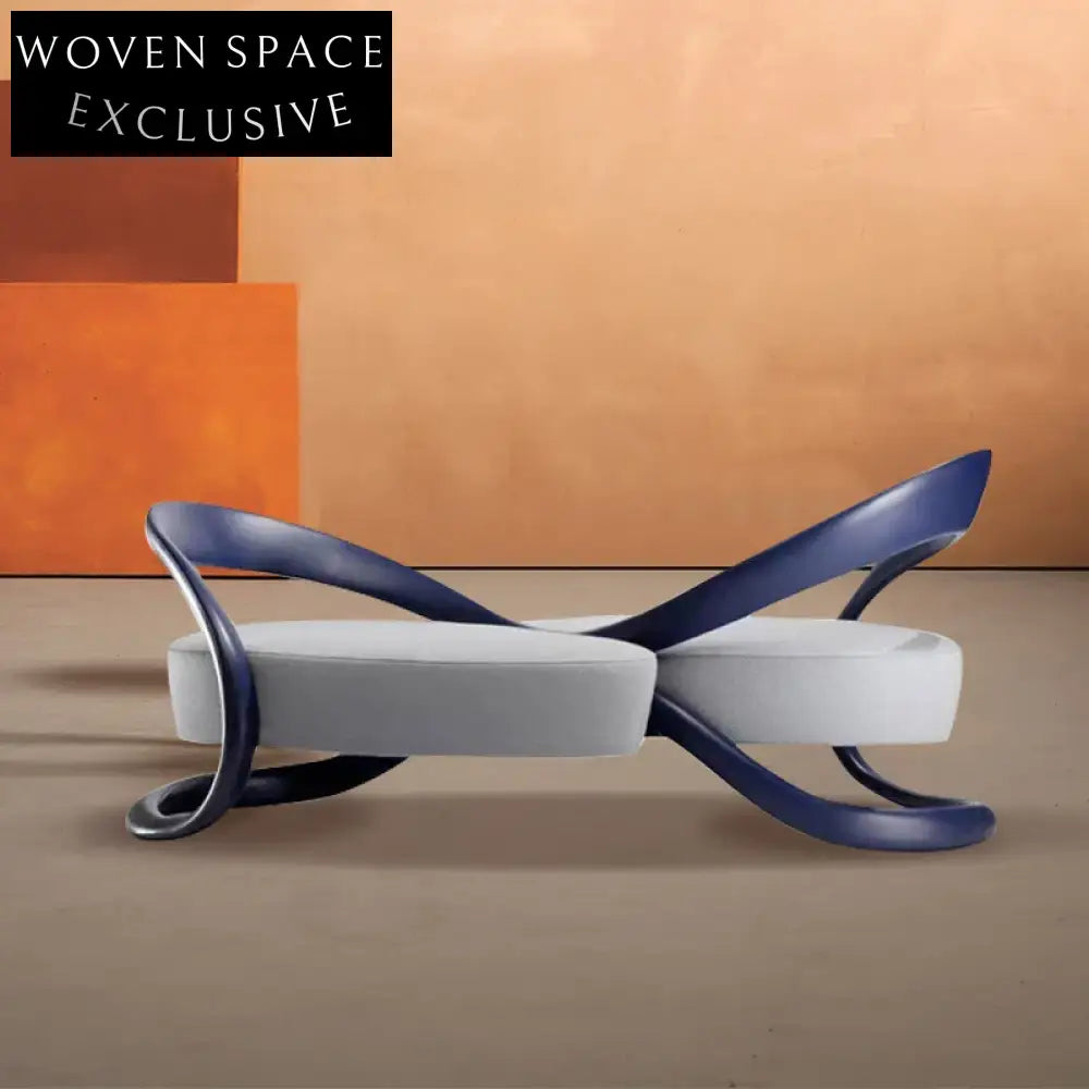 Modern Italian Boucle Fabric Low Arm Accent Sofa for Living Room