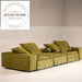 Modern Italian Design Down Fabric 3 Seater Chesterfield Sectional Sofa