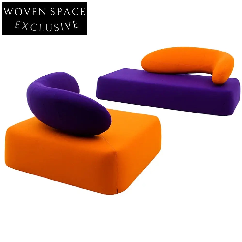 Modern Italian Fabric Chaise Lounge Sofa for Living Room