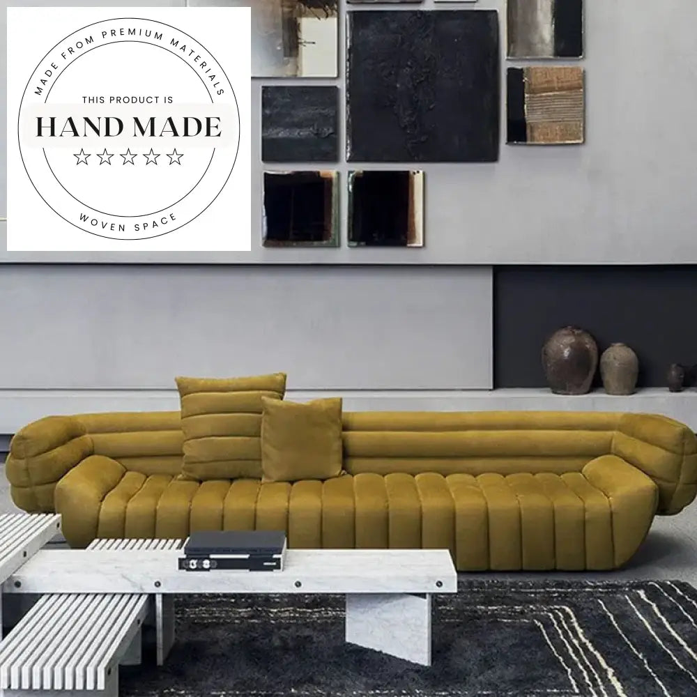 Modern Italian Fabric Modular Upholstered Reclining Living Room Sofa